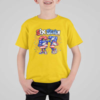 Funny Six Seven Dabbing T Shirt For Kid Patriotic American Pride Gift