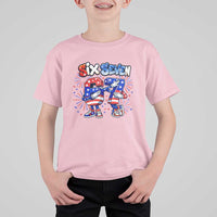 Funny Six Seven Dabbing T Shirt For Kid Patriotic American Pride Gift