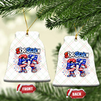 Funny Six Seven Dabbing Ceramic Ornament Patriotic American Pride Gift
