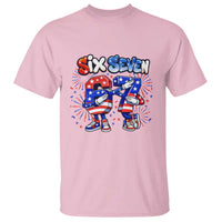 Funny Six Seven Dabbing T Shirt Patriotic American Pride Gift