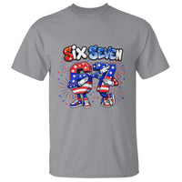 Funny Six Seven Dabbing T Shirt Patriotic American Pride Gift