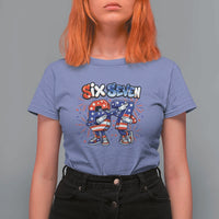 Funny Six Seven Dabbing T Shirt For Women Patriotic American Pride Gift