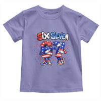 Funny Six Seven Dabbing Toddler T Shirt Patriotic American Pride Gift