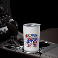 Funny Six Seven Dabbing Tumbler Cup Patriotic American Pride Gift