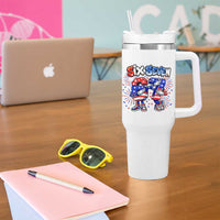 Funny Six Seven Dabbing Tumbler With Handle Patriotic American Pride Gift