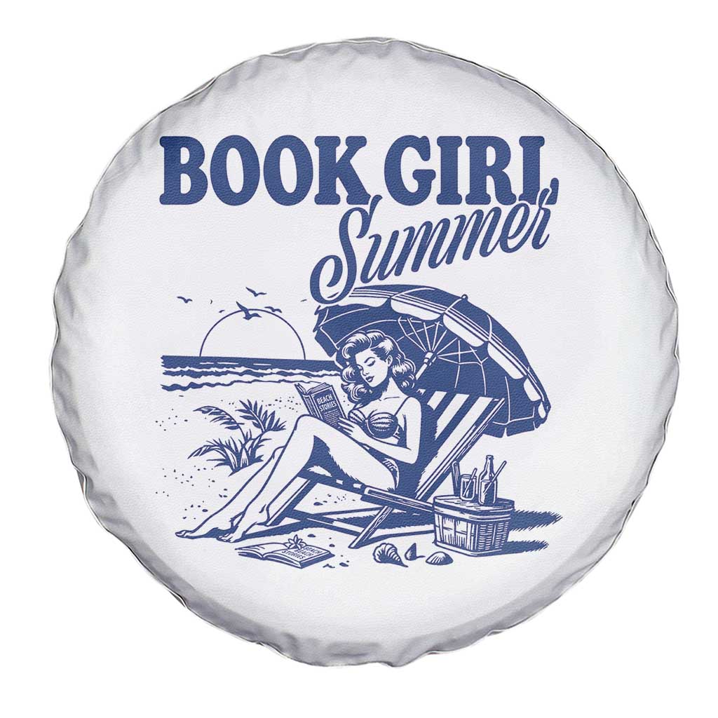 Book Girl Summer Spare Tire Cover Funny Beach Book Lover Gift