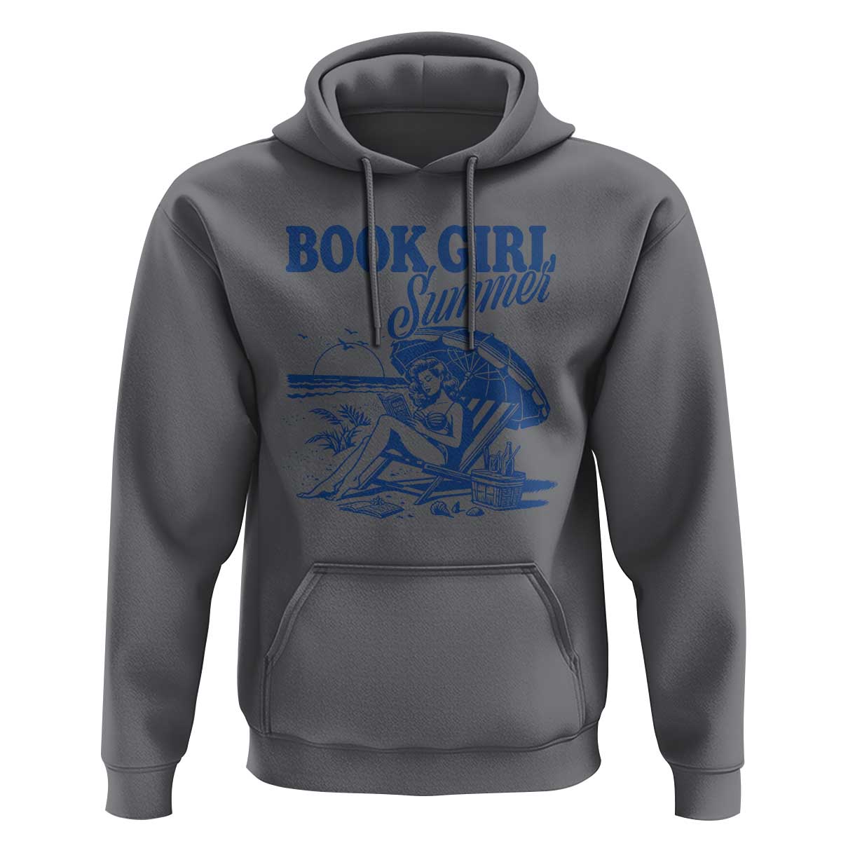 Book Girl Summer Hoodie Funny Beach Book Lover Gift