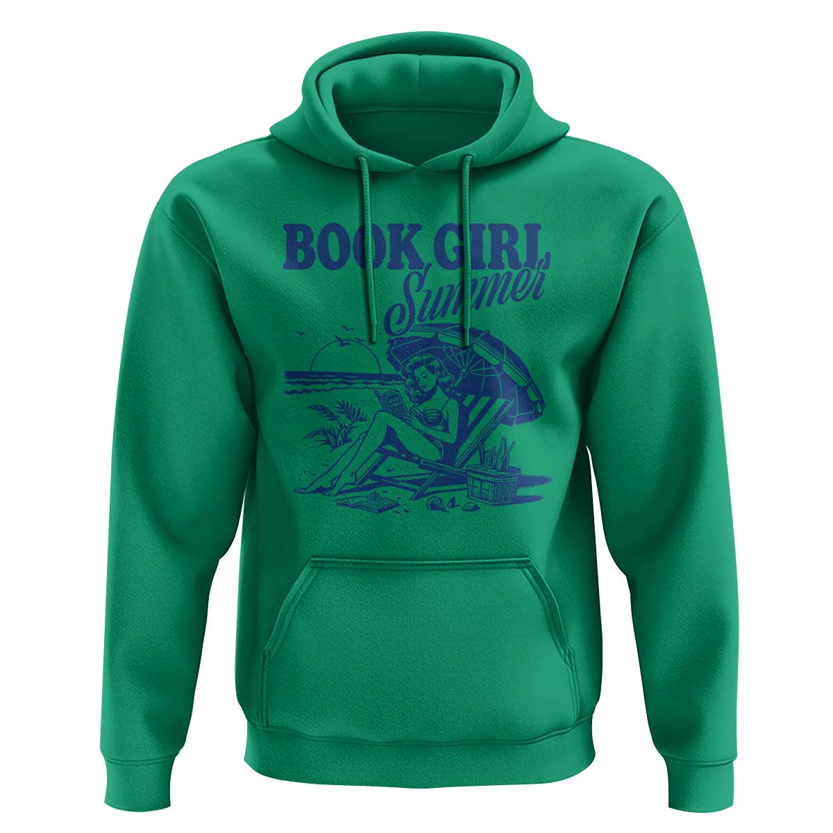 Book Girl Summer Hoodie Funny Beach Book Lover Gift