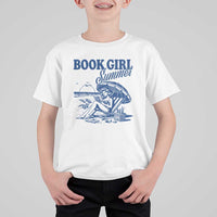 Book Girl Summer T Shirt For Kid Funny Beach Book Lover Gift