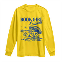 Book Girl Summer Long Sleeve Shirt Funny Beach Book Lover Gift