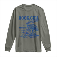 Book Girl Summer Long Sleeve Shirt Funny Beach Book Lover Gift