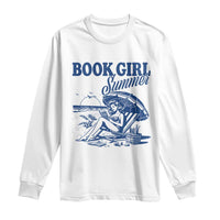 Book Girl Summer Long Sleeve Shirt Funny Beach Book Lover Gift