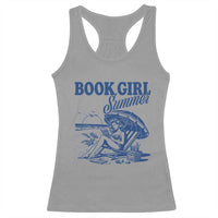Book Girl Summer Racerback Tank Top Funny Beach Book Lover Gift
