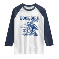 Book Girl Summer Raglan Shirt Funny Beach Book Lover Gift