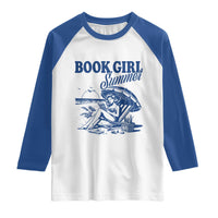 Book Girl Summer Raglan Shirt Funny Beach Book Lover Gift