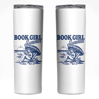 Book Girl Summer Skinny Tumbler Funny Beach Book Lover Gift