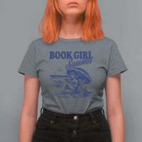 Book Girl Summer T Shirt For Women Funny Beach Book Lover Gift