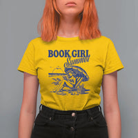 Book Girl Summer T Shirt For Women Funny Beach Book Lover Gift