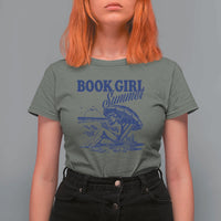 Book Girl Summer T Shirt For Women Funny Beach Book Lover Gift