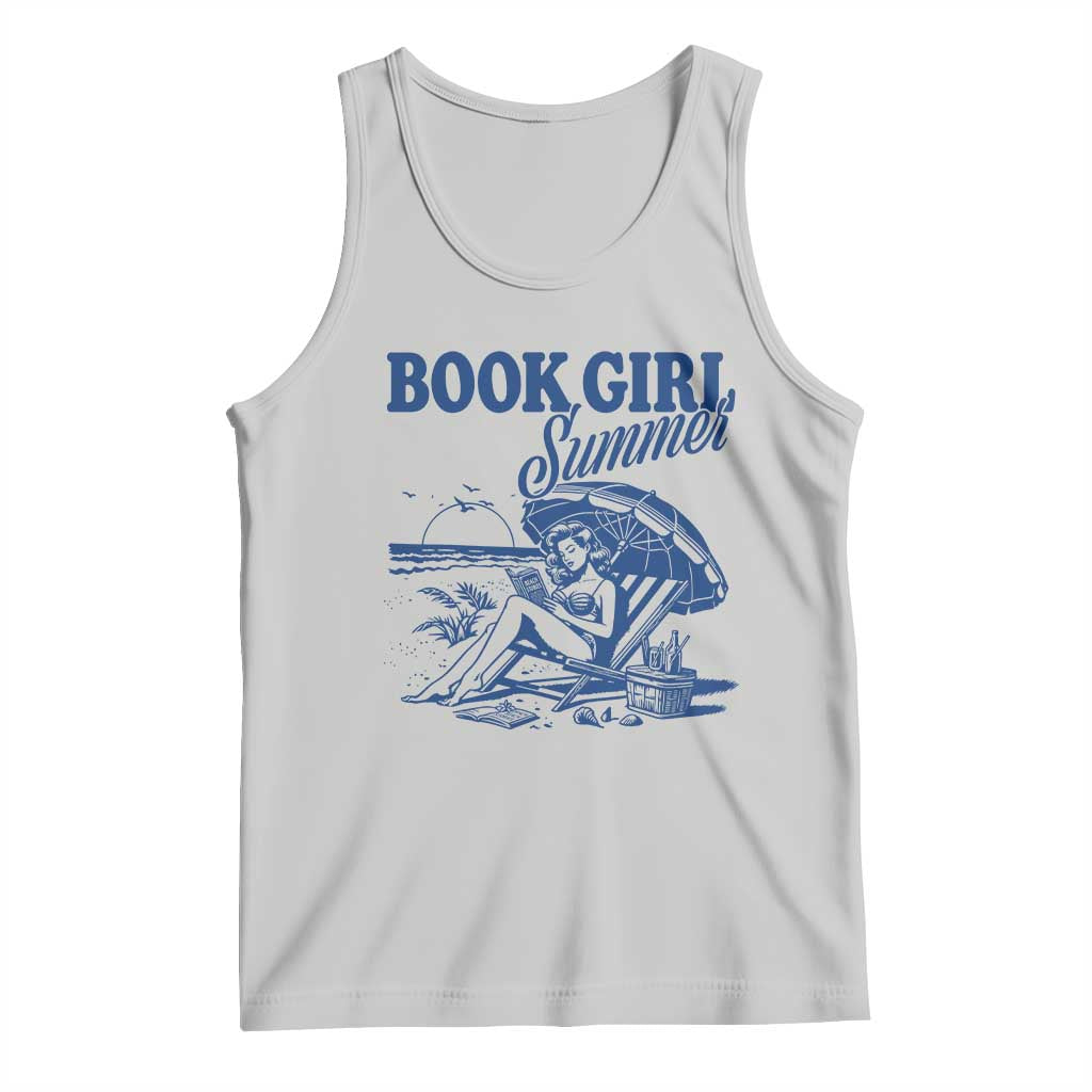 Book Girl Summer Tank Top Funny Beach Book Lover Gift