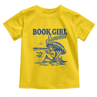 Book Girl Summer Toddler T Shirt Funny Beach Book Lover Gift