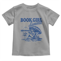Book Girl Summer Toddler T Shirt Funny Beach Book Lover Gift
