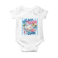 Beach Book Club Baby Onesie Bookworm Summer Vacation Graphic