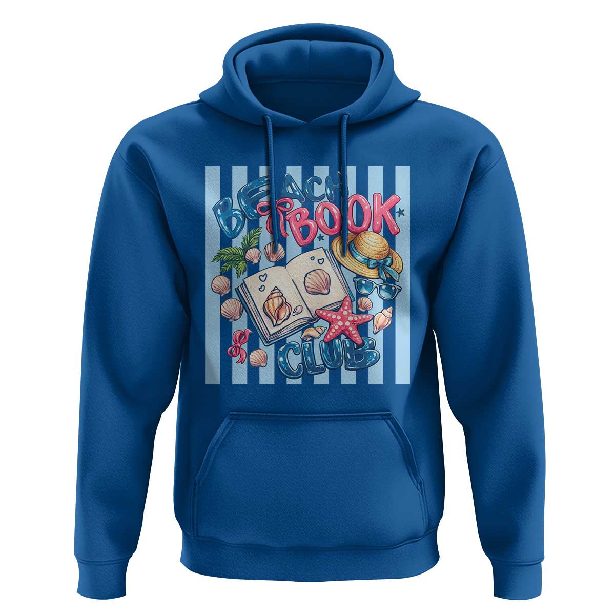 Beach Book Club Hoodie Bookworm Summer Vacation Graphic