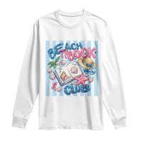 Beach Book Club Long Sleeve Shirt Bookworm Summer Vacation Graphic