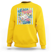 Beach Book Club Sweatshirt Bookworm Summer Vacation Graphic