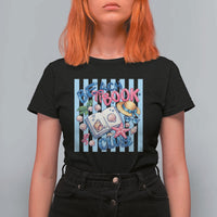 Beach Book Club T Shirt For Women Bookworm Summer Vacation Graphic