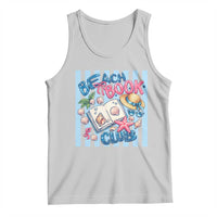 Beach Book Club Tank Top Bookworm Summer Vacation Graphic