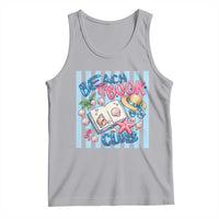Beach Book Club Tank Top Bookworm Summer Vacation Graphic
