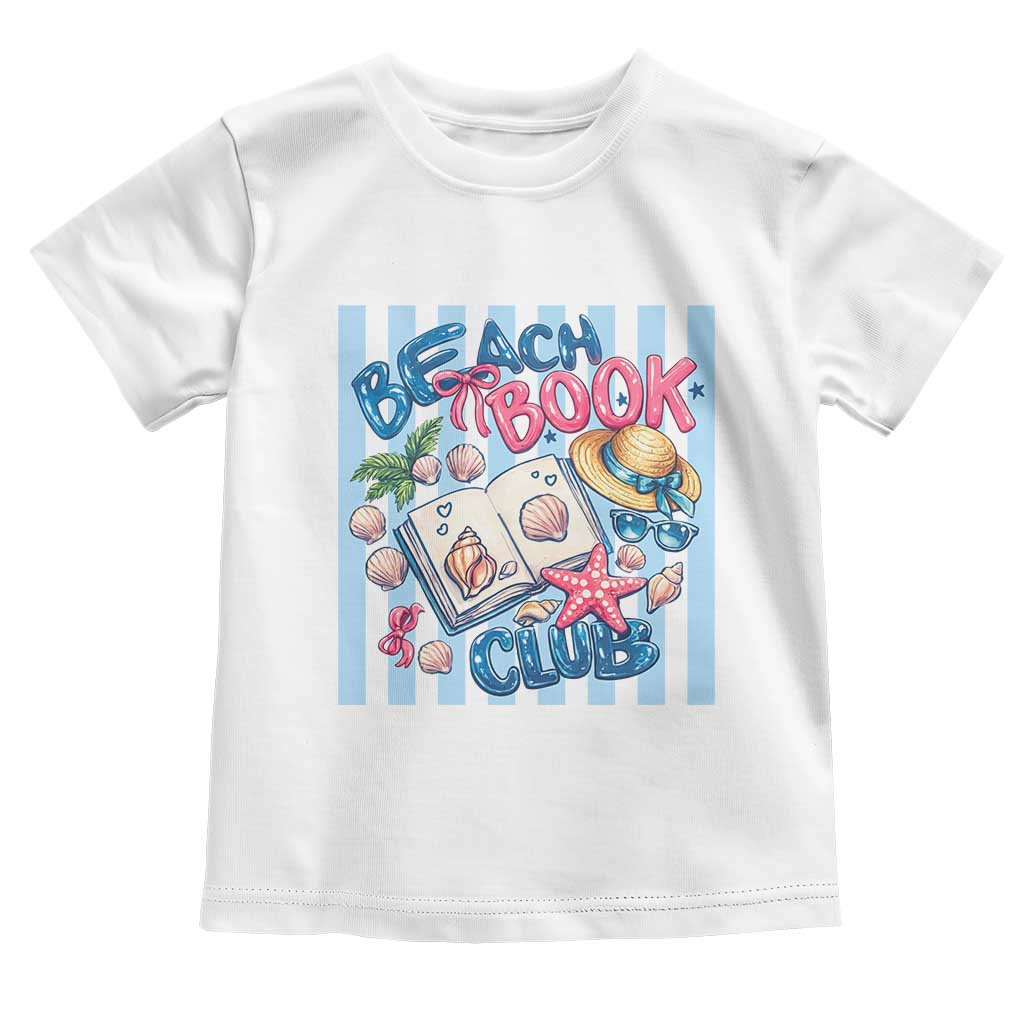 Beach Book Club Toddler T Shirt Bookworm Summer Vacation Graphic