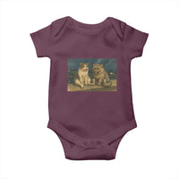 Funny Smoking Cat Baby Onesie Meme Cool Kitten With Cigarette