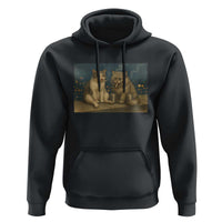 Funny Smoking Cat Hoodie Meme Cool Kitten With Cigarette