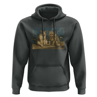 Funny Smoking Cat Hoodie Meme Cool Kitten With Cigarette