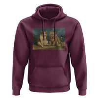 Funny Smoking Cat Hoodie Meme Cool Kitten With Cigarette