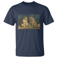 Funny Smoking Cat T Shirt Meme Cool Kitten With Cigarette
