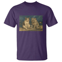 Funny Smoking Cat T Shirt Meme Cool Kitten With Cigarette