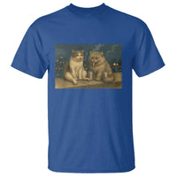 Funny Smoking Cat T Shirt Meme Cool Kitten With Cigarette