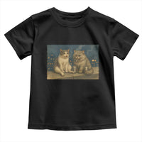 Funny Smoking Cat Toddler T Shirt Meme Cool Kitten With Cigarette