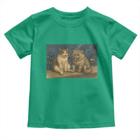 Funny Smoking Cat Toddler T Shirt Meme Cool Kitten With Cigarette
