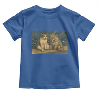 Funny Smoking Cat Toddler T Shirt Meme Cool Kitten With Cigarette