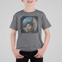 Smoking Cat T Shirt For Kid Meme Funny Cool Kitten - Wonder Print Shop