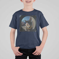 Smoking Cat T Shirt For Kid Meme Funny Cool Kitten - Wonder Print Shop