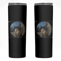Smoking Cat Skinny Tumbler Meme Funny Cool Kitten