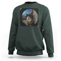 Smoking Cat Sweatshirt Meme Funny Cool Kitten - Wonder Print Shop