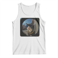 Smoking Cat Tank Top Meme Funny Cool Kitten - Wonder Print Shop