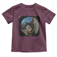 Smoking Cat Toddler T Shirt Meme Funny Cool Kitten - Wonder Print Shop